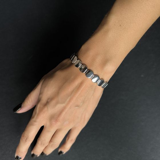 Серебряный браслет без камней Серебряный браслет без камней