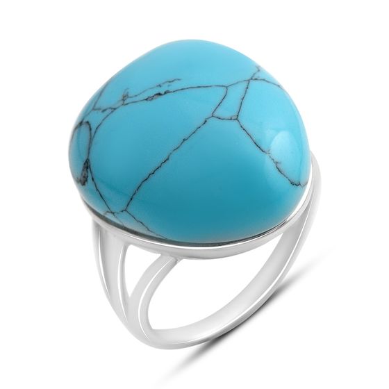 Серебряное кольцо с бирюзой