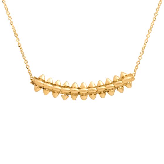 Золотое колье без камней