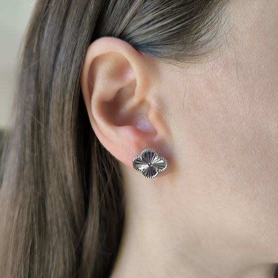 Серебряные серьги без камней