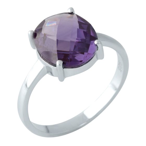 Серебряное кольцо с александритом 5.95ct