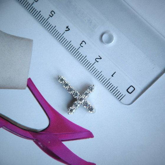 Серебряная подвеска с фианитами