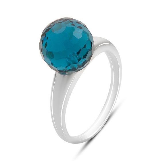 Серебряное кольцо с фианитами