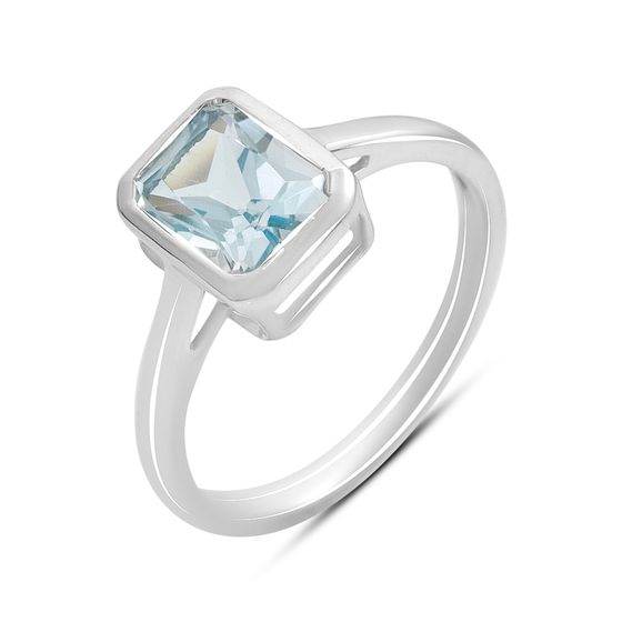 Серебряное кольцо с топазом 1.835ct