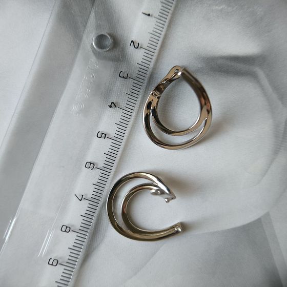 Серебряные серьги без камней