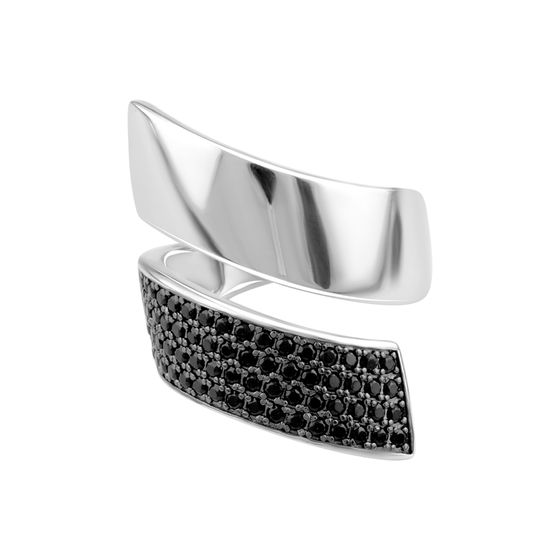 Серебряное кольцо с фианитами