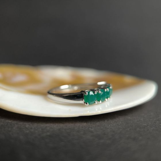 Серебряное кольцо с агатом 2.082ct