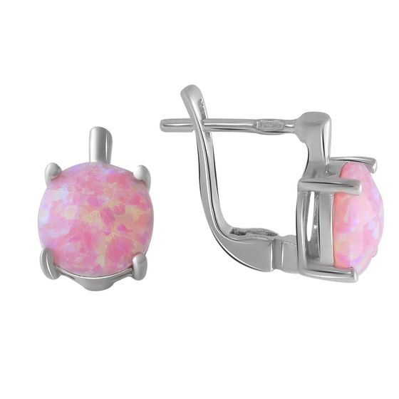 Серебряные серьги с опалом 2.3ct
