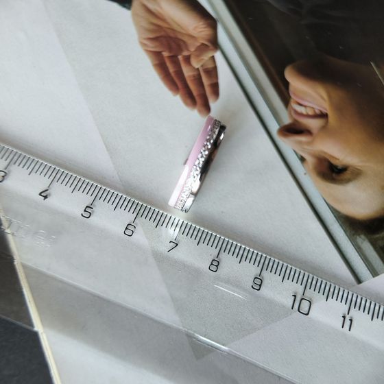 Серебряное кольцо с керамикой