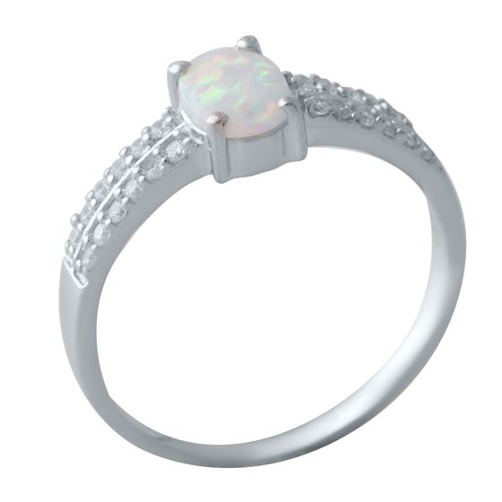 Серебряное кольцо с опалом 1.237ct