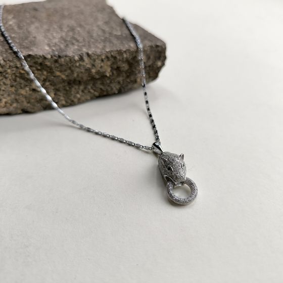 Серебряная подвеска с фианитами Серебряная подвеска с фианитами