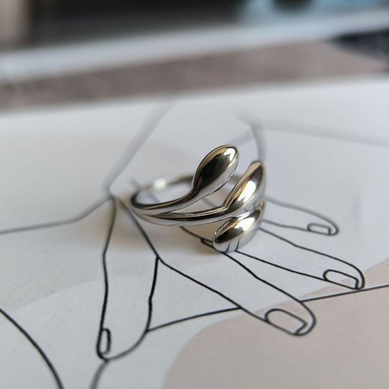 Серебряное кольцо без камней Серебряное кольцо без камней