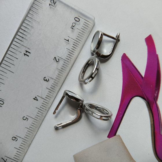 Серебряные серьги с перламутром Серебряные серьги с перламутром