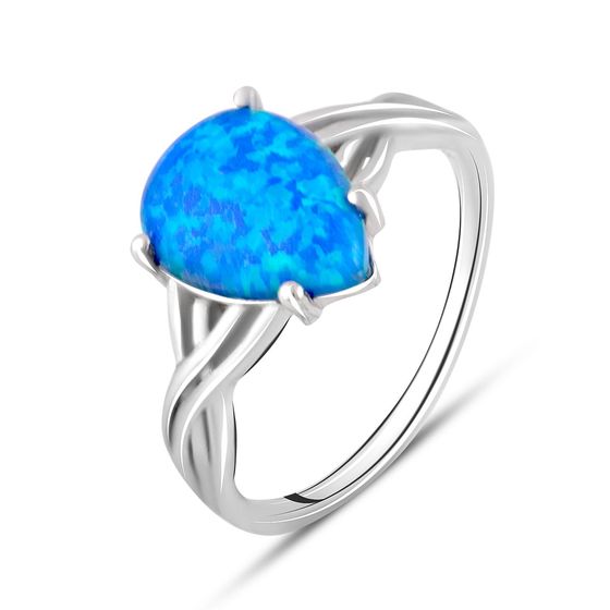 Серебряное кольцо с опалом 1.373ct