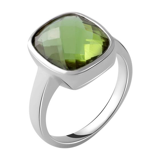 Серебряное кольцо с султанитом 4.993ct