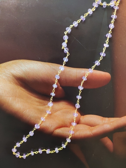 Серебряное колье с аметистом 10.05ct