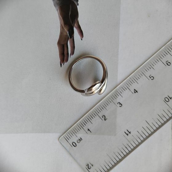 Серебряное кольцо без камней