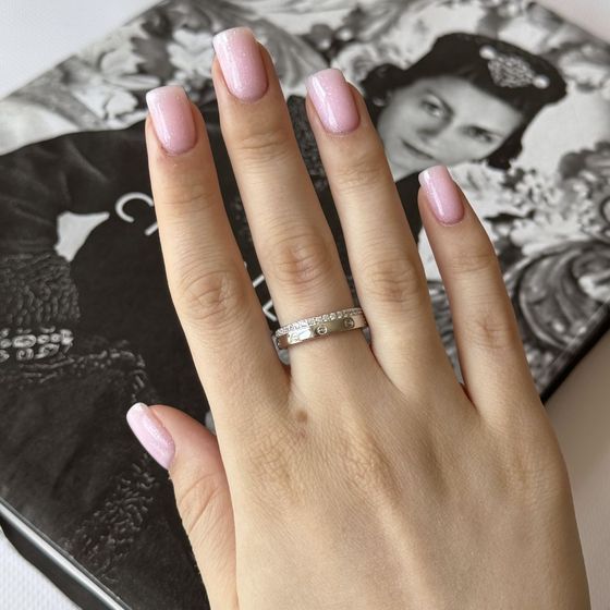 Серебряное кольцо с фианитами