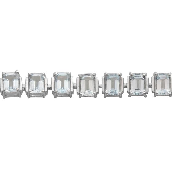 Серебряный браслет с топазом 24.425ct