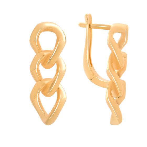 Серебряные серьги без камней