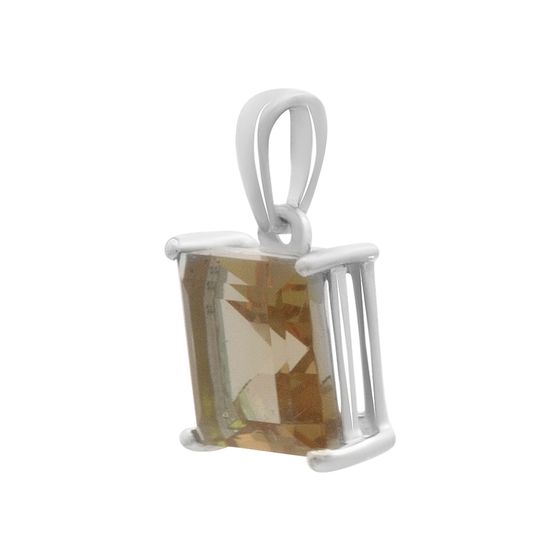 Серебряная подвеска с султанитом 2.575ct