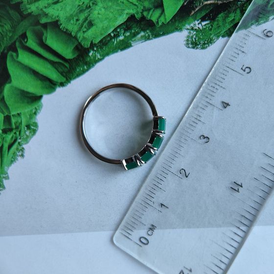 Серебряное кольцо с агатом 1.35ct