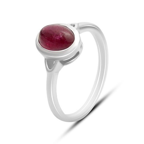 Серебряное кольцо с рубином 1.8ct