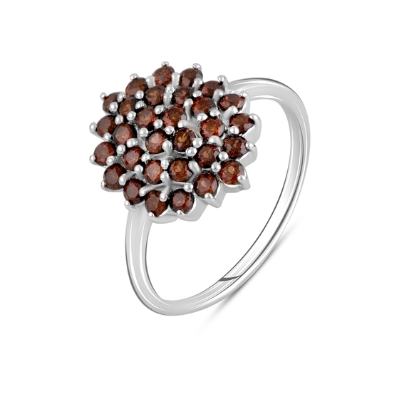 Серебряное кольцо с гранатом 1.395ct