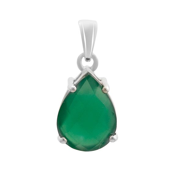 Серебряная подвеска с агатом 2.79ct