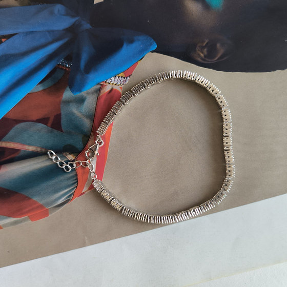 Серебряный браслет с агатом 3.918ct