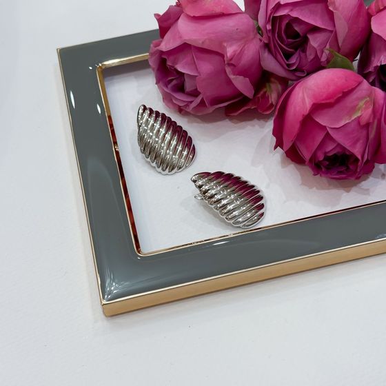 Серебряные серьги без камней