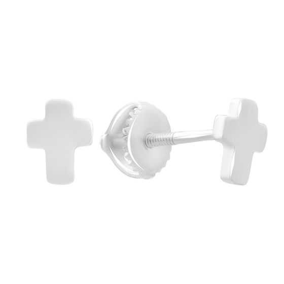 Серебряные серьги без камней