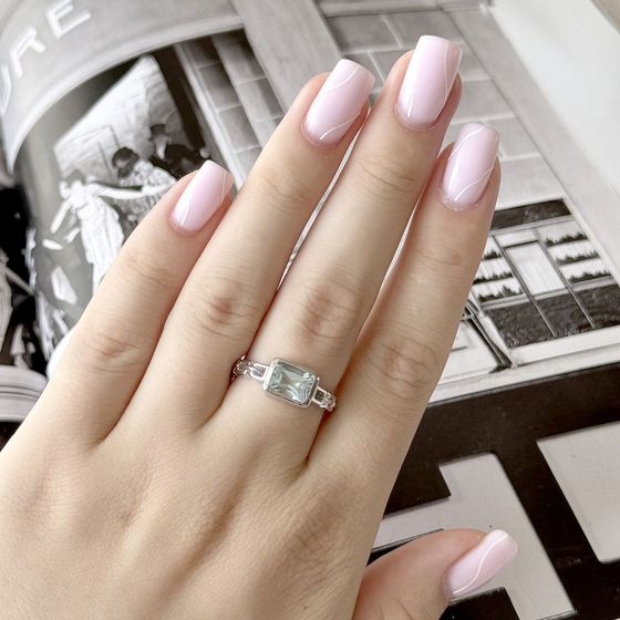 Серебряное кольцо с топазом 1.933ct