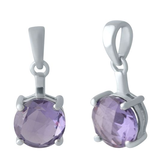 Серебряная подвеска с александритом 7.204ct