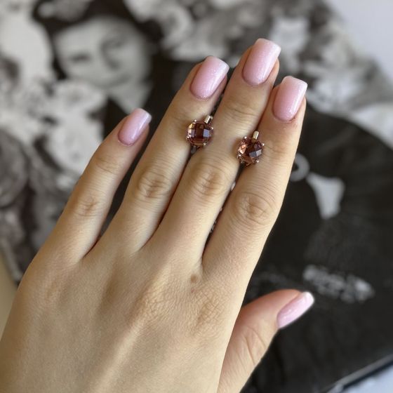 Серебряное кольцо с султанитом