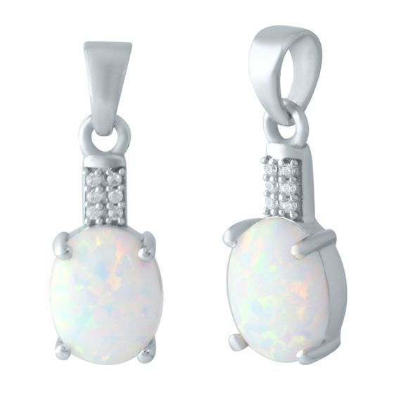 Серебряная подвеска с опалом 0.951ct