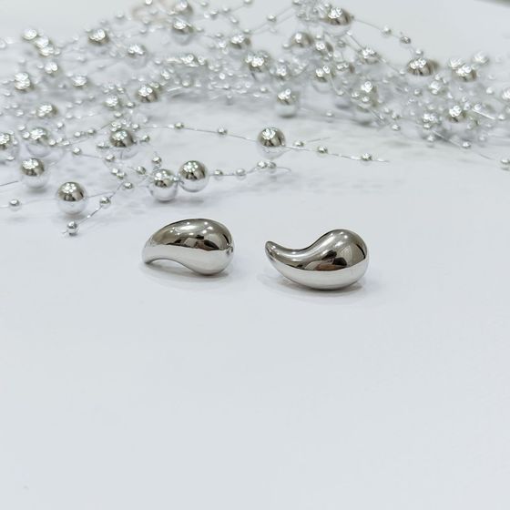 Серебряные серьги без камней