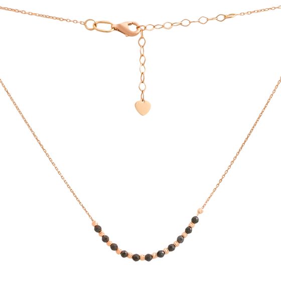 Золотое колье с шпинелью