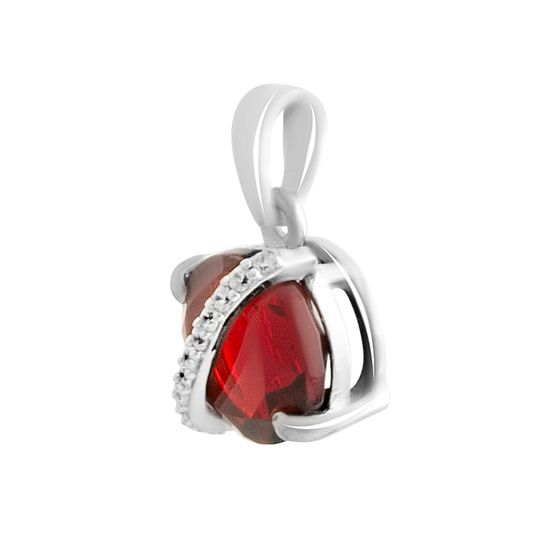 Серебряная подвеска с гранатом 1.749ct