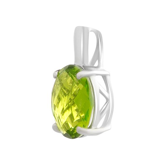 Серебряная подвеска с хризолітом 2.338ct
