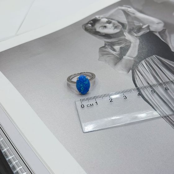 Серебряное кольцо с опалом 2.2ct
