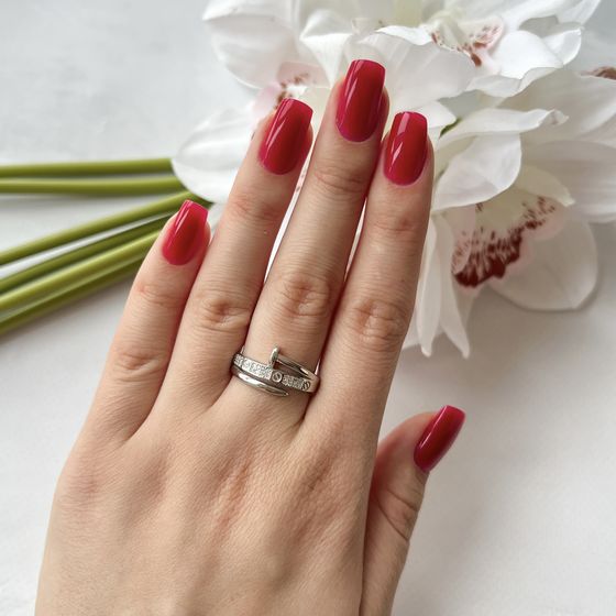 Серебряное кольцо с фианитами Серебряное кольцо с фианитами