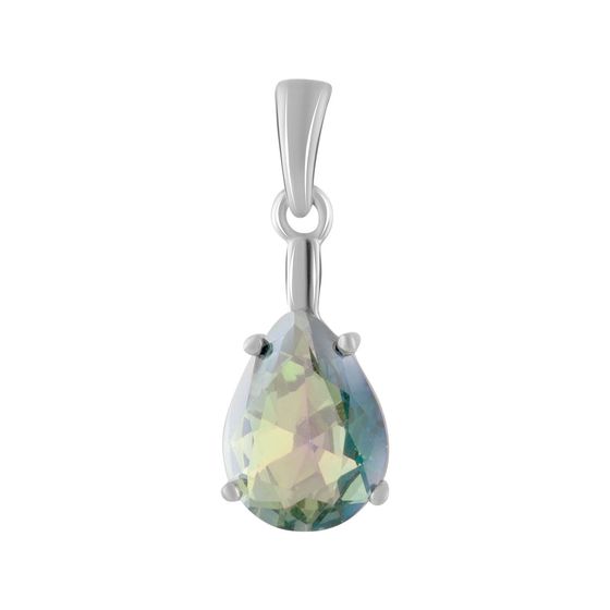 Серебряная подвеска с мистик топазом 2.572ct