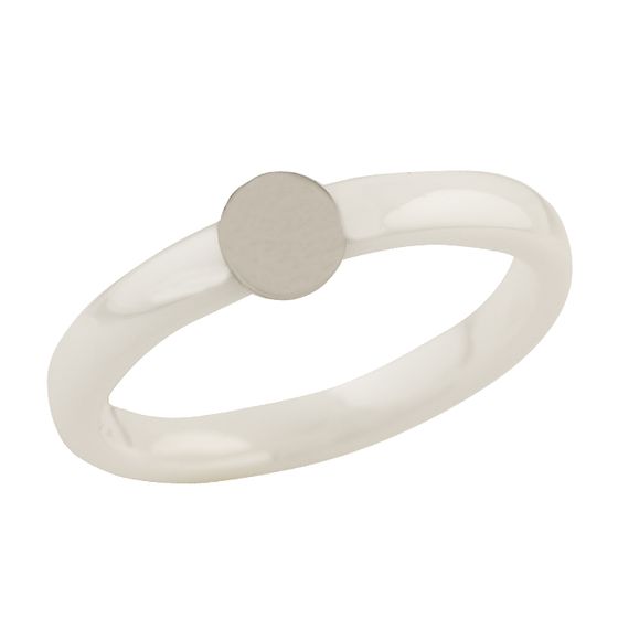 Серебряное кольцо с керамикой