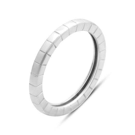 Серебряное кольцо без камней