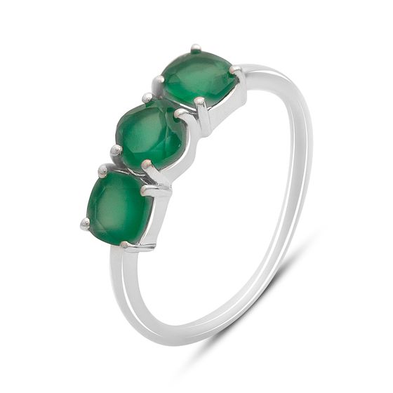 Серебряное кольцо с агатом 1.533ct