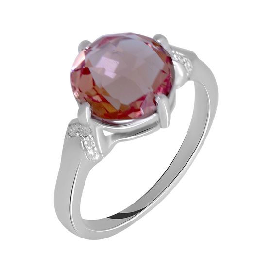 Серебряное кольцо с султанитом 3.66ct