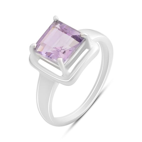 Серебряное кольцо с аметистом 2.4ct