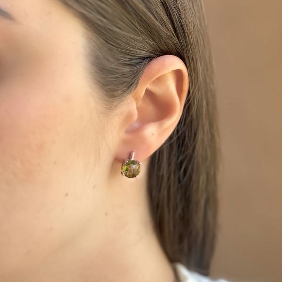 Серебряное кольцо с султанитом 2.713ct