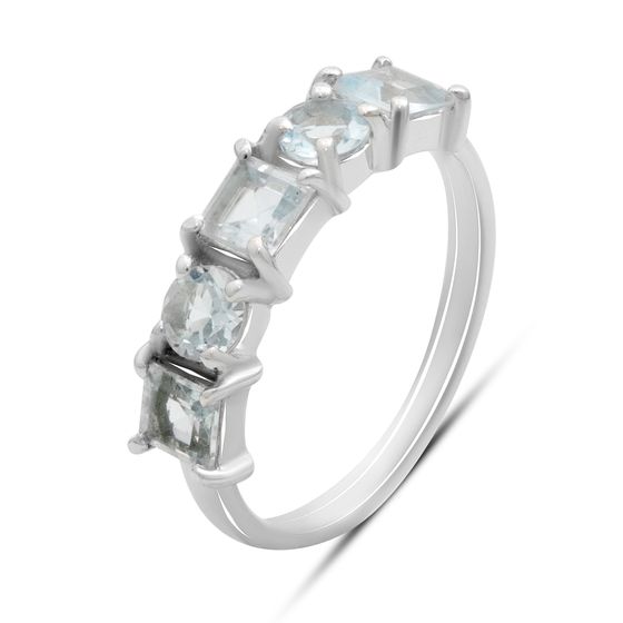 Серебряное кольцо с топазом 1.85ct